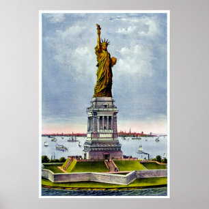 STATUE OF LIBERTY Ives) ~ Poster