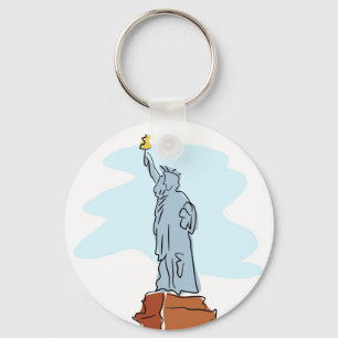 Statue of Liberty Key Ring