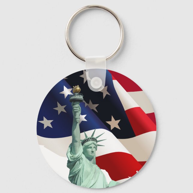 Statue of Liberty Key Ring (Front)