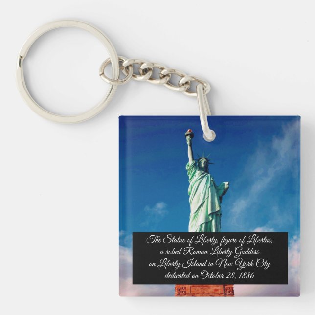 Statue of Liberty Key Ring (Front)