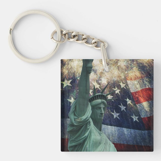 Statue of Liberty Key Ring (Front)