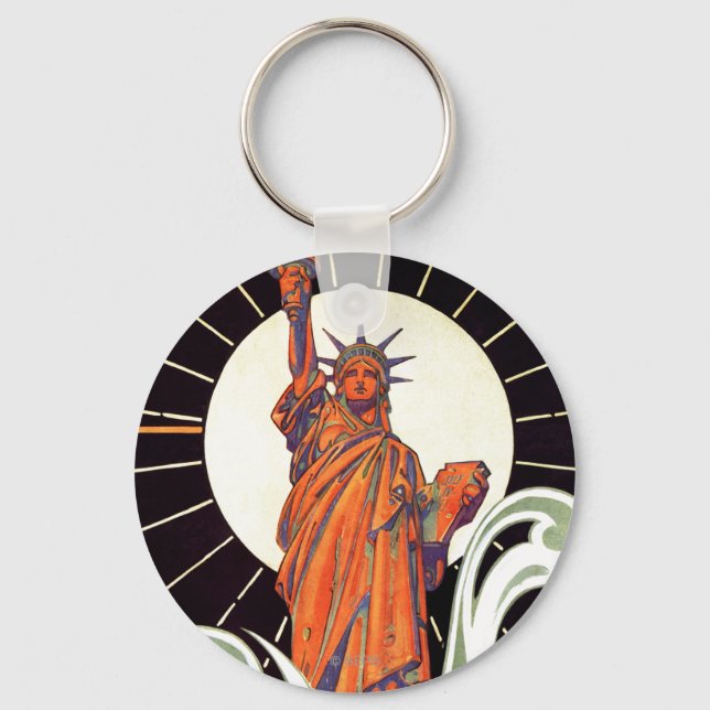 Statue of Liberty Key Ring (Front)