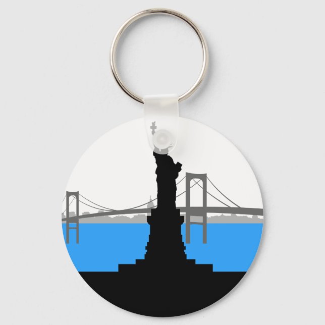 Statue Of Liberty Keychain (Front)