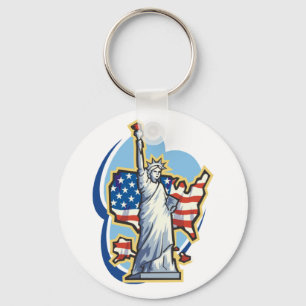 Statue Of Liberty Keychain