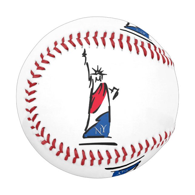 Statue of Liberty / Lady Liberty Stripes Baseball (Front Left)