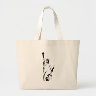 Statue Of Liberty Large Tote Bag