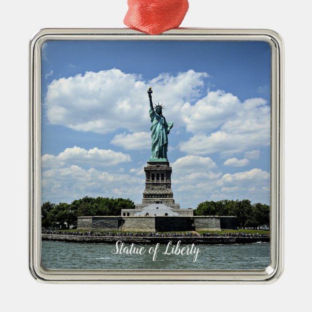 Statue of Liberty, Liberty Island, Metal Tree Decoration (Front)