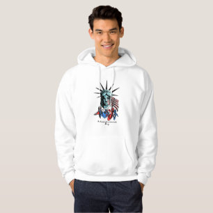 Statue of Liberty Line Art Hoodie - NYC Streetwear