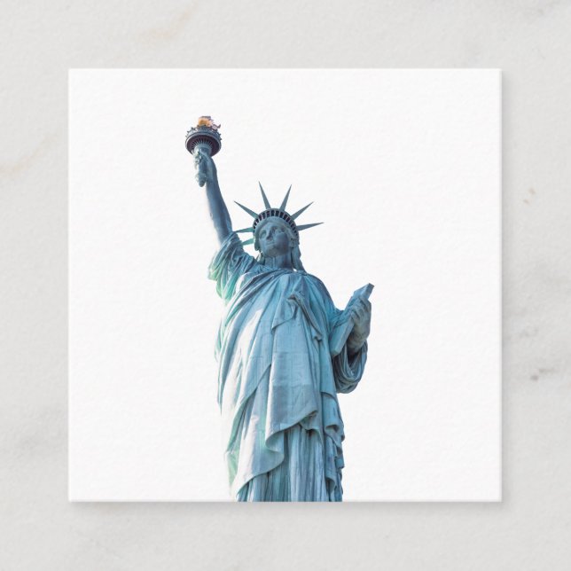 Statue of liberty   loyalty card (Front)