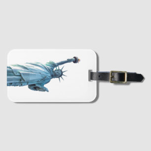 Statue of liberty luggage tag