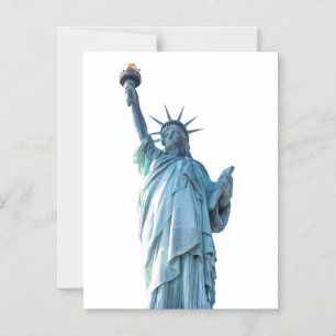 Statue of liberty magnetic invitation