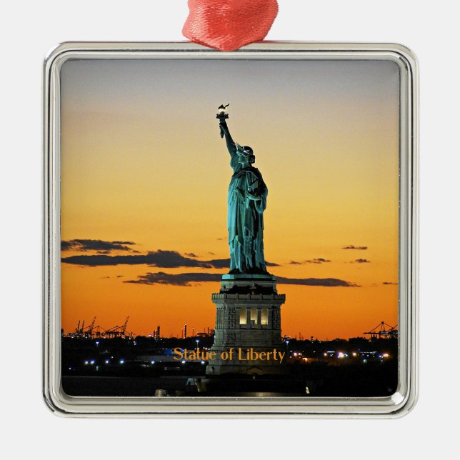 Statue of Liberty Metal Tree Decoration (Front)