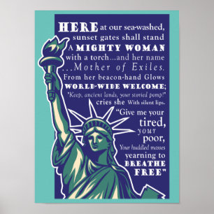Statue of Liberty, Mother of Exiles -  Poster