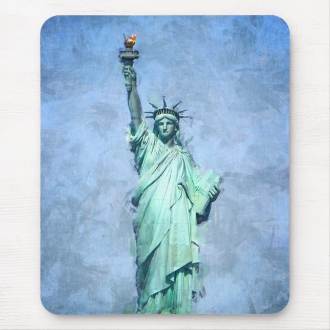 Statue of Liberty Mouse Mat (Front)