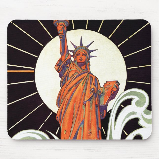 Statue of Liberty Mouse Mat (Front)
