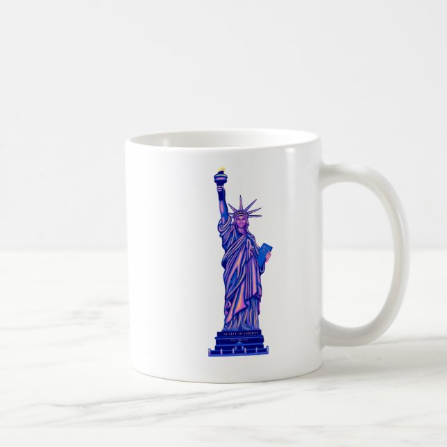 Statue of Liberty-New York City-4th of July- Coffee Mug (Right)