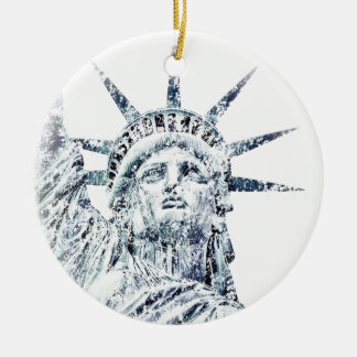 Statue of Liberty New York City Ceramic Tree Decoration
