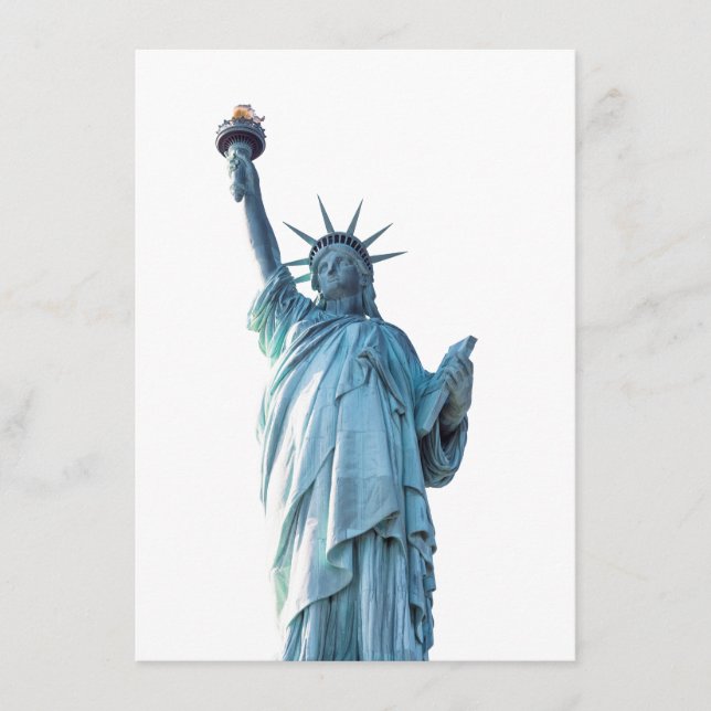 Statue of Liberty New York City Enclosure Card (Front)