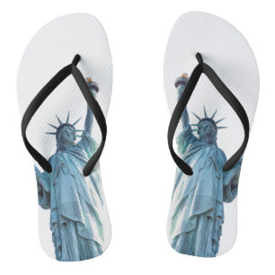 Statue of Liberty New York City Flip Flops