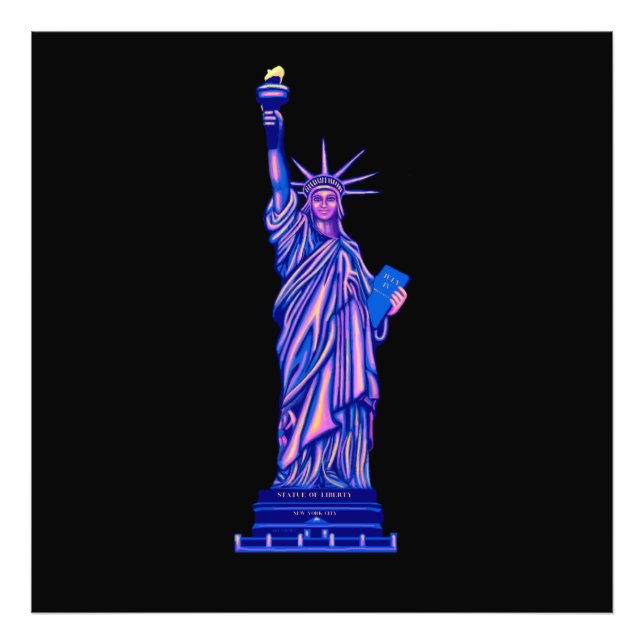Statue of Liberty-New York City-Landmark Photo Print (Front)