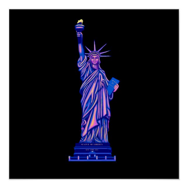 Statue of Liberty-New York City-Landmark Poster (Front)