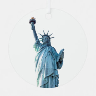 Statue of Liberty New York City Metal Tree Decoration