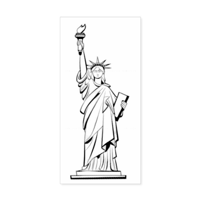 Statue of Liberty ,New York City NYC  , Rubber Stamp (Imprint)