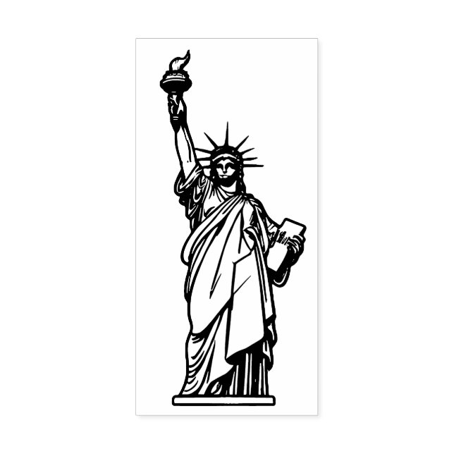 Statue of Liberty ,New York City NYC  , Rubber Stamp (Imprint)
