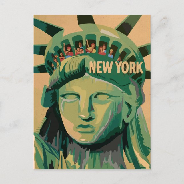Statue of Liberty  - New York City Postcard (Front)