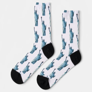 Statue of Liberty New York City Socks