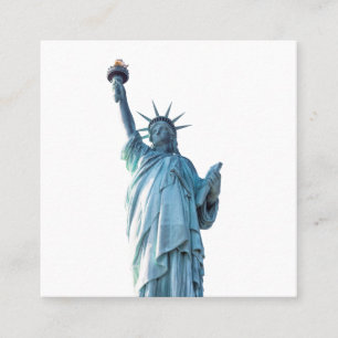 Statue of Liberty New York City Square Business Card