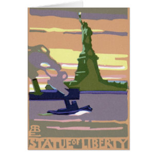 Statue of Liberty, New York City, Vintage Travel