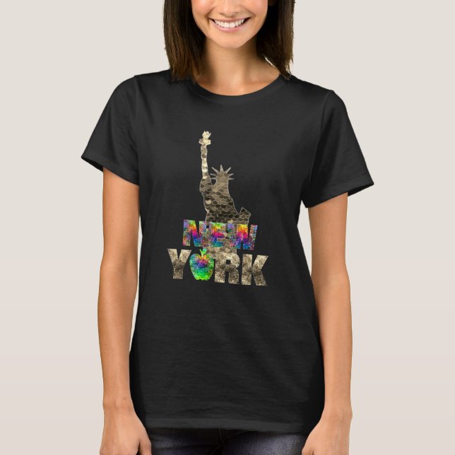 Statue Of Liberty New York For Mum Dad T-Shirt (Front)
