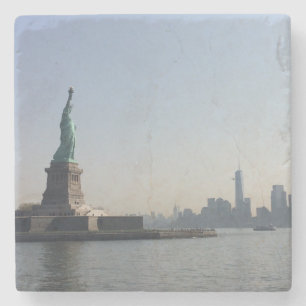 Statue of Liberty New York Marble Coaster