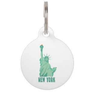 Statue Of Liberty New York Pet Tag