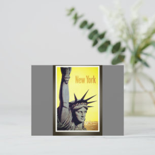 Statue Of Liberty, New York Postcard