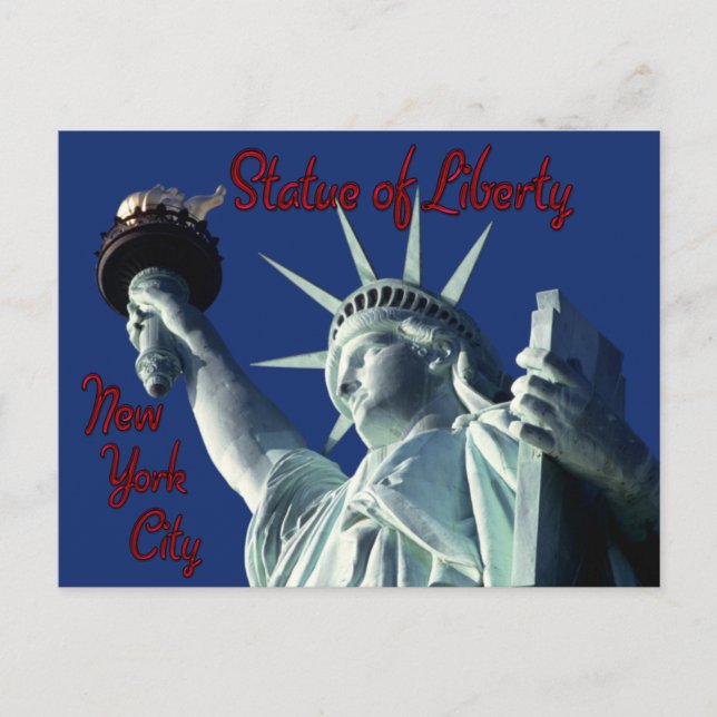 Statue of Liberty New York Postcard (Front)