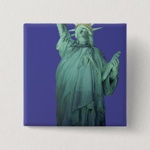 Statue of Liberty, New York, USA 15 Cm Square Badge