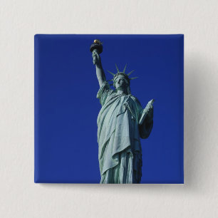 Statue of Liberty, New York, USA 4 15 Cm Square Badge