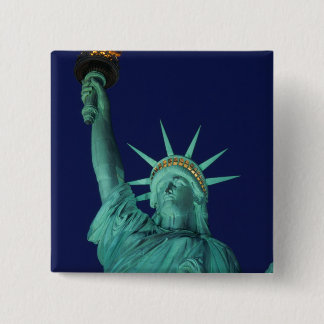 Statue of Liberty, New York, USA 5 15 Cm Square Badge