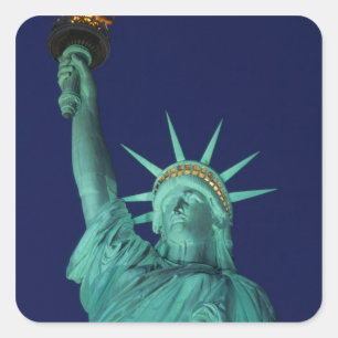 Statue of Liberty, New York, USA 5 Square Sticker