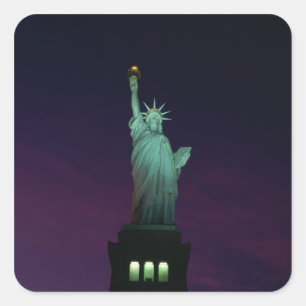 Statue of Liberty, New York, USA 7 Square Sticker