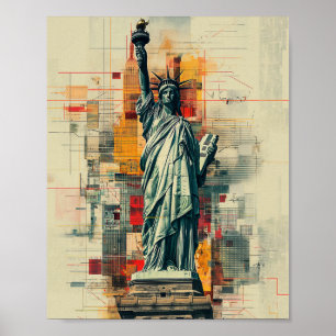 Statue of Liberty New York USA Poster