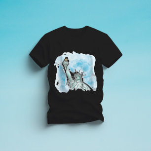 Statue of Liberty New York – Vintage Watercolor T-Shirt