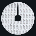 Statue of Liberty NYC Lights New York Landmark Brushed Polyester Tree Skirt<br><div class="desc">Featuring an original holiday illustration of the Statue of Liberty "dressed up" with holiday lights. Perfect for underneath your Christmas tree!

This design is also available on other products. Don't see what you're looking for? Need help with customisation? Contact Rebecca to have something designed just for you.</div>