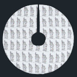 Statue of Liberty NYC Lights New York Landmark Brushed Polyester Tree Skirt<br><div class="desc">Featuring an original holiday illustration of the Statue of Liberty "dressed up" with holiday lights. Perfect for underneath your Christmas tree!

This design is also available on other products. Don't see what you're looking for? Need help with customisation? Contact Rebecca to have something designed just for you.</div>