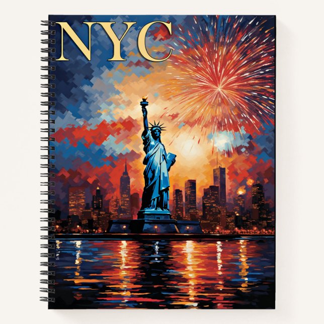 Statue of Liberty, NYC, Notebook (Front)