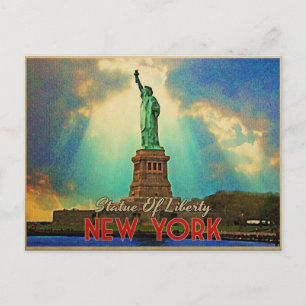 Statue Of Liberty NYC Postcard
