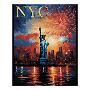 Statue of Liberty, NYC, Poster