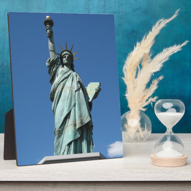 Statue of Liberty, Odaiba, Tokyo, Japan Plaque (Side)